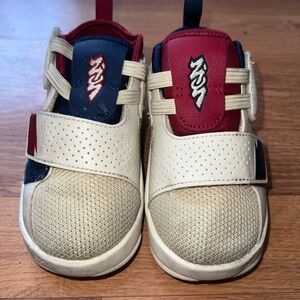 Jordan Kids' Red and Navy Sneakers